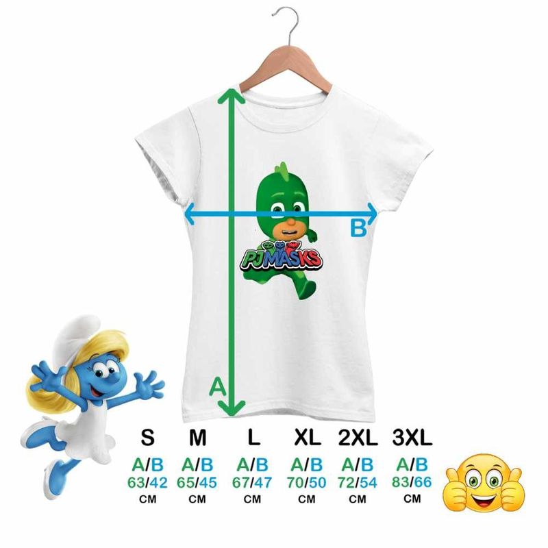 Fashion, accesorii si bijuterii - Femei - Imbracaminte femei - Tricouri si topuri femei - Tricou Femei Eroii Pijama Gekko Pjmasks, alb, marime XL - Infinity.ro