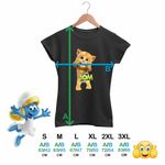 Fashion, accesorii si bijuterii - Femei - Imbracaminte femei - Tricouri si topuri femei - Tricou Femei Ginger Talking Tom, negru, marime XL - Infinity.ro