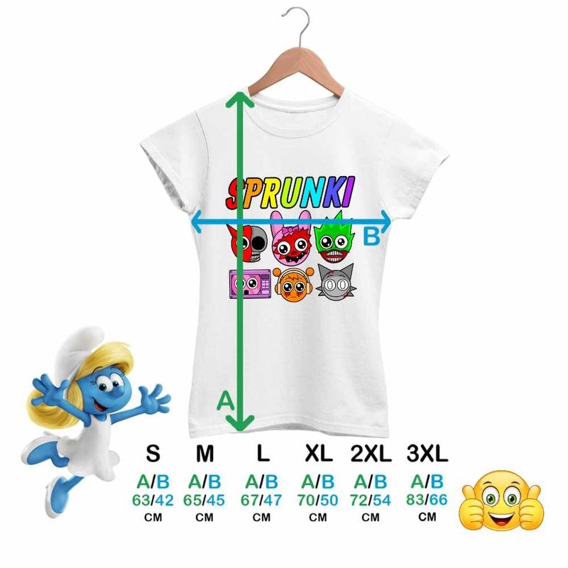 Fashion, accesorii si bijuterii - Femei - Imbracaminte femei - Tricouri si topuri femei - Tricou Femei Sprunki Horror Beats, alb, marime L - Infinity.ro