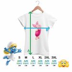 Fashion, accesorii si bijuterii - Femei - Imbracaminte femei - Tricouri si topuri femei - Tricou Femei Purcelusul Piglet Ursuletul Winnie the Pooh Puh, alb, marime L - Infinity.ro