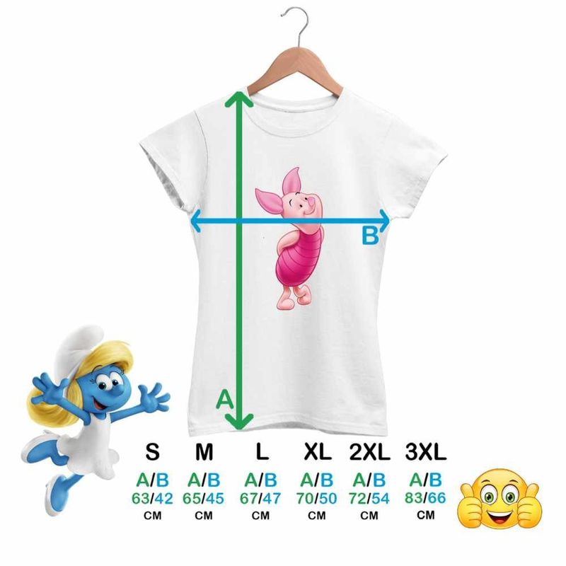 Fashion, accesorii si bijuterii - Femei - Imbracaminte femei - Tricouri si topuri femei - Tricou Femei Purcelusul Piglet Ursuletul Winnie the Pooh Puh, alb, marime L - Infinity.ro