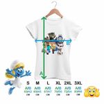Fashion, accesorii si bijuterii - Femei - Imbracaminte femei - Tricouri si topuri femei - Tricou Femei Talking Tom Tralalero Minecraft Labubu Batman, alb, marime XL - Infinity.ro