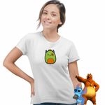 Fashion, accesorii si bijuterii - Femei - Imbracaminte femei - Tricouri si topuri femei - Tricou Femei Squishmallows Orc Warcraft, alb, marime S - Infinity.ro