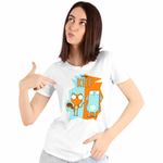 Fashion, accesorii si bijuterii - Femei - Imbracaminte femei - Tricouri si topuri femei - Tricou Femei Kiff Barry Friends Iepuras, alb, marime 2XL - Infinity.ro