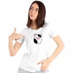 Fashion, accesorii si bijuterii - Femei - Imbracaminte femei - Tricouri si topuri femei - Tricou Femei Squishmallows Vacuta Connor, alb, marime M - Infinity.ro