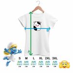 Fashion, accesorii si bijuterii - Femei - Imbracaminte femei - Tricouri si topuri femei - Tricou Femei Squishmallows Vacuta Connor, alb, marime M - Infinity.ro