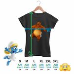 Fashion, accesorii si bijuterii - Femei - Imbracaminte femei - Tricouri si topuri femei - Tricou Femei Ursul Grizzy si lemingii Grizzly, negru, marime M - Infinity.ro