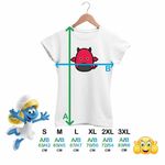 Fashion, accesorii si bijuterii - Femei - Imbracaminte femei - Tricouri si topuri femei - Tricou Femei Squish mallows Diavol Horror, alb, marime 2XL - Infinity.ro
