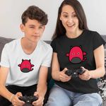 Fashion, accesorii si bijuterii - Femei - Imbracaminte femei - Tricouri si topuri femei - Tricou Femei Squish mallows Diavol Horror, alb, marime 2XL - Infinity.ro
