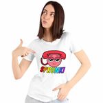 Fashion, accesorii si bijuterii - Femei - Imbracaminte femei - Tricouri si topuri femei - Tricou Femei Sprunki Music Tele Beat, alb, marime 2XL - Infinity.ro