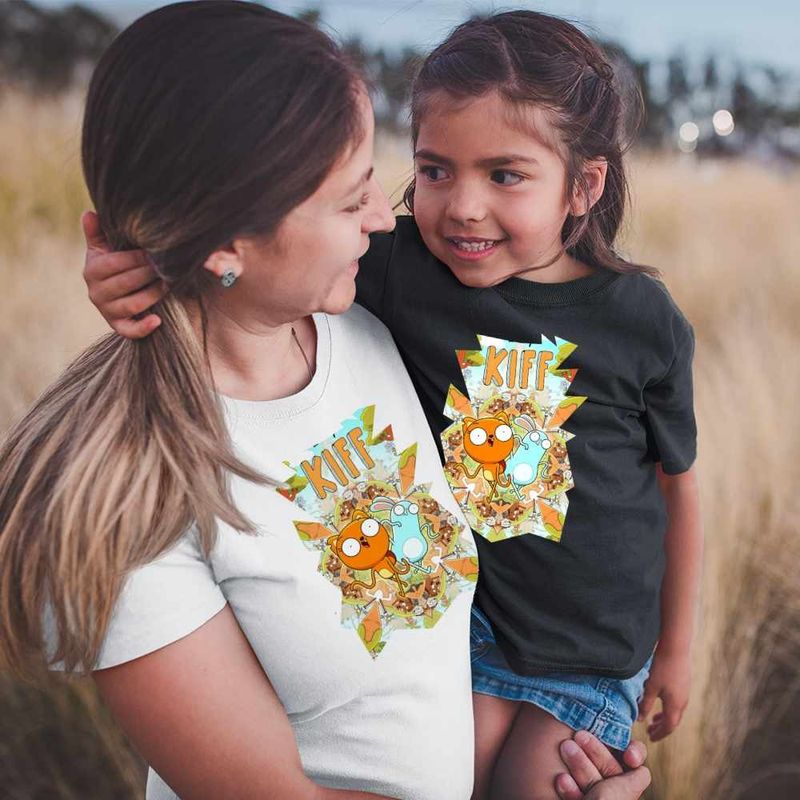 Fashion, accesorii si bijuterii - Femei - Imbracaminte femei - Tricouri si topuri femei - Tricou Femei Kiff Actiune Veverita, negru, marime 3XL - Infinity.ro