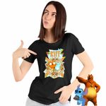 Fashion, accesorii si bijuterii - Femei - Imbracaminte femei - Tricouri si topuri femei - Tricou Femei Kiff Actiune Veverita, negru, marime 3XL - Infinity.ro