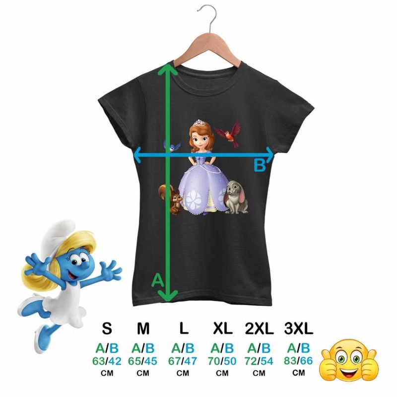 Fashion, accesorii si bijuterii - Femei - Imbracaminte femei - Tricouri si topuri femei - Tricou Femei Sofia Intai Veverita Iepuras Pasari, Sofia First, negru, marime 2XL - Infinity.ro