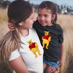 Fashion, accesorii si bijuterii - Femei - Imbracaminte femei - Tricouri si topuri femei - Tricou Femei Ursuletul Winnie the Pooh Horror FNAF, negru, marime XL - Infinity.ro