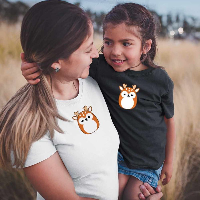 Fashion, accesorii si bijuterii - Femei - Imbracaminte femei - Tricouri si topuri femei - Tricou Femei Squishmallows Ren Craciun, negru, marime 3XL - Infinity.ro