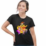 Fashion, accesorii si bijuterii - Femei - Imbracaminte femei - Tricouri si topuri femei - Tricou Femei Hamster Gretel Geronimo Winnie Super Pisicute, negru, marime L - Infinity.ro