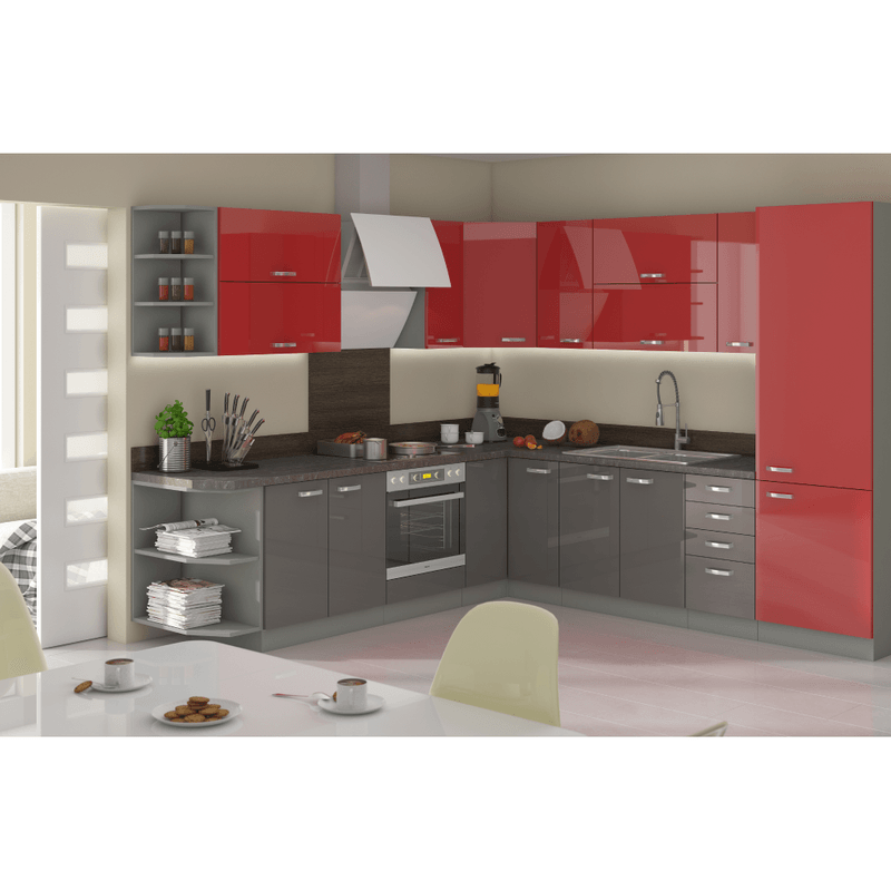 Casa si Gradina - Mobilier - Comode si corpuri - Corpuri bucatarie - Blat de lucru, grosime 2,8 cm, Metalic brown gri - Infinity.ro