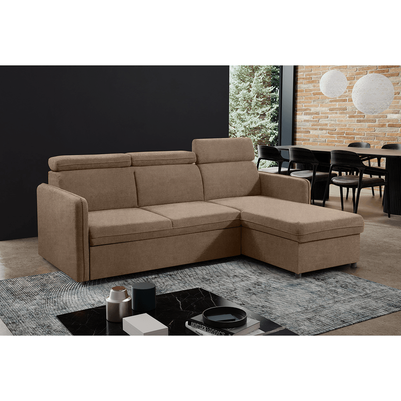 Casa si Gradina - Mobilier - Canapele si coltare - Coltare - Canapea extensibila, gri-maro Taupe, ALECHANDRO A ROH - Infinity.ro