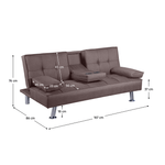 Casa si Gradina - Mobilier - Canapele si coltare - Canapele - Canapea extensibila, maro, GOLDIA NEW - Infinity.ro
