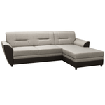 Casa si Gradina - Mobilier - Canapele si coltare - Coltare - Canapea extensibila, maro/gri-bej taupe, dreapta, SEVARD ROH - Infinity.ro