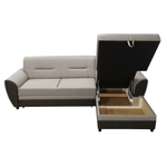 Casa si Gradina - Mobilier - Canapele si coltare - Coltare - Canapea extensibila, maro/gri-bej taupe, dreapta, SEVARD ROH - Infinity.ro