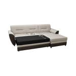 Casa si Gradina - Mobilier - Canapele si coltare - Coltare - Canapea extensibila, maro/gri-bej taupe, dreapta, SEVARD ROH - Infinity.ro