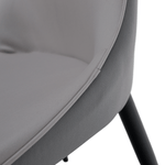 Casa si Gradina - Mobilier - Scaune si fotolii - Scaune - Scaun de dining, gri deschis / gri inchis / negru, TABITA - Infinity.ro