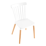 Casa si Gradina - Mobilier - Scaune si fotolii - Scaune - Scaun dining, alb / fag, ZOSIMA - Infinity.ro