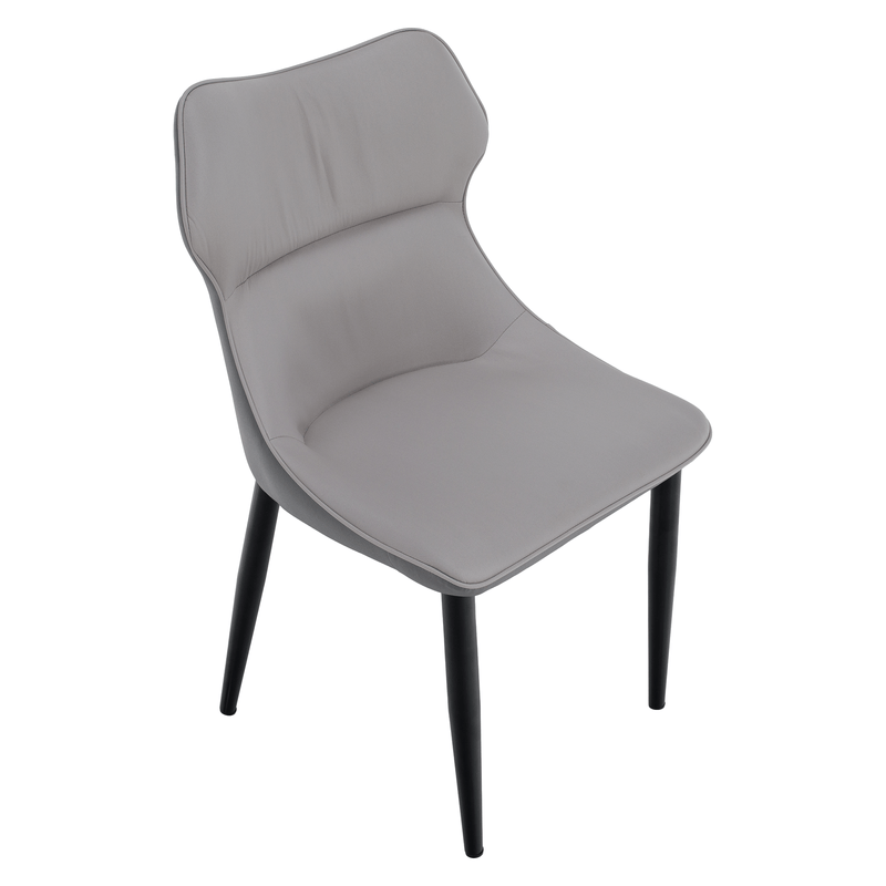 Casa si Gradina - Mobilier - Scaune si fotolii - Scaune - Scaun de dining, gri deschis / gri inchis / negru, TABITA - Infinity.ro
