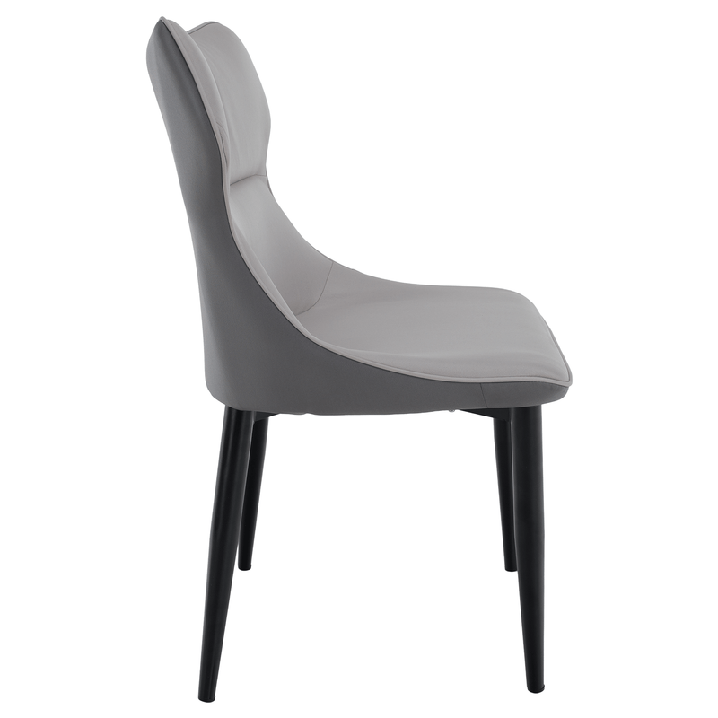 Casa si Gradina - Mobilier - Scaune si fotolii - Scaune - Scaun de dining, gri deschis / gri inchis / negru, TABITA - Infinity.ro