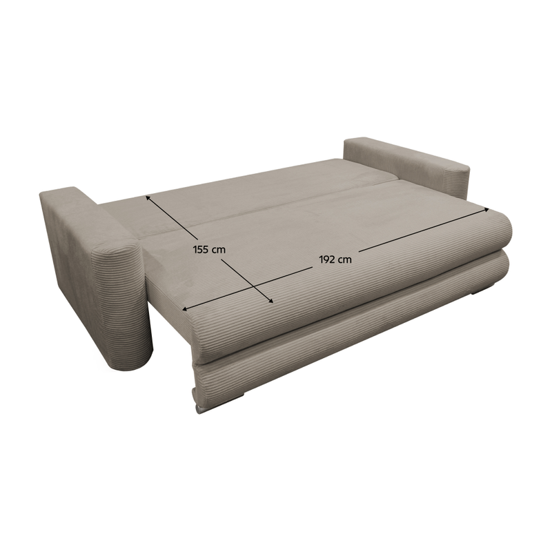 Casa si Gradina - Mobilier - Canapele si coltare - Canapele - Canapea extensibila, gri-maro Taupe, ROSELYN - Infinity.ro