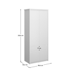 Casa si Gradina - Mobilier - Dulapuri si sifoniere - Dulapuri - Dulap 4D1S, alb, ERODIN - Infinity.ro