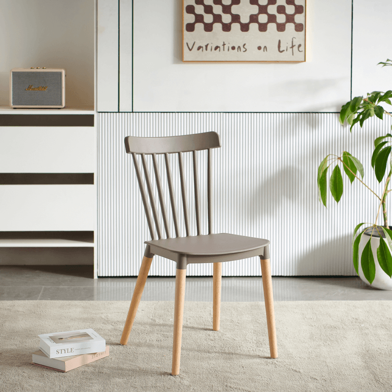 Casa si Gradina - Mobilier - Scaune si fotolii - Scaune - Scaun dining, gri / fag, ZOSIMA - Infinity.ro
