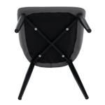 Casa si Gradina - Mobilier - Scaune si fotolii - Scaune - Scaun de dining, gri deschis / gri inchis / negru, TABITA - Infinity.ro