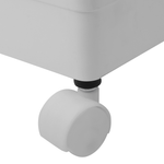 Casa si Gradina - Mobilier - Biblioteci si rafturi - Rafturi - Etajera cu roti, alba, ALIOL TIP 1 - Infinity.ro