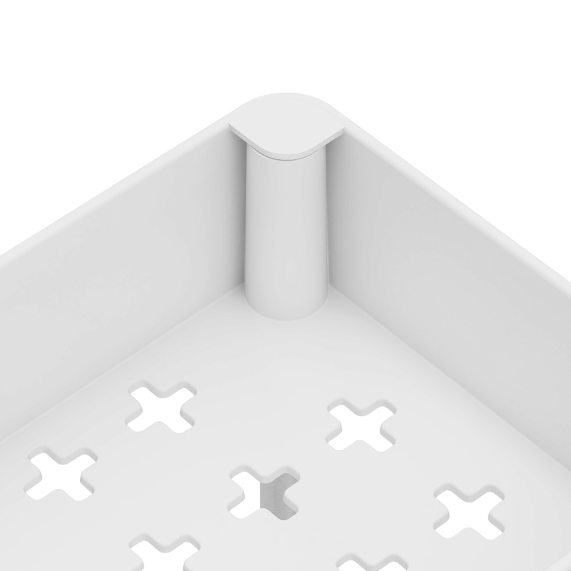 Casa si Gradina - Mobilier - Biblioteci si rafturi - Rafturi - Etajera cu roti, alba, ALIOL TIP 2 - Infinity.ro