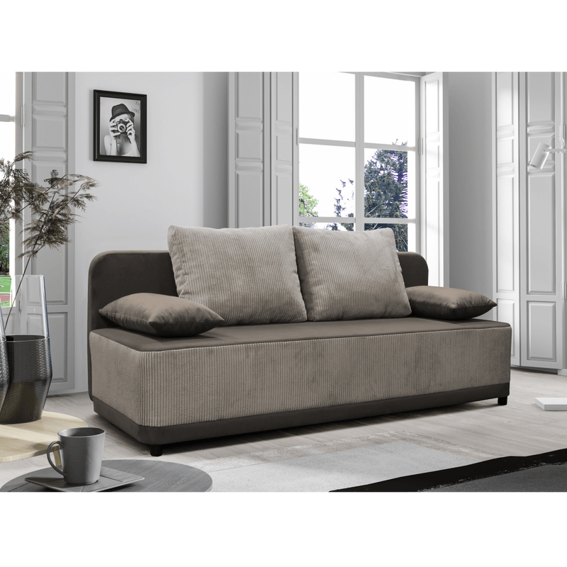 Casa si Gradina - Mobilier - Canapele si coltare - Canapele - Canapea extensibila, gri-bej Taupe, SENTY - Infinity.ro