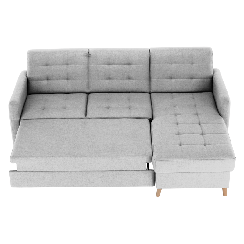 Casa si Gradina - Mobilier - Canapele si coltare - Coltare - Coltar de colt universala, gri deschis, VISBY - Infinity.ro