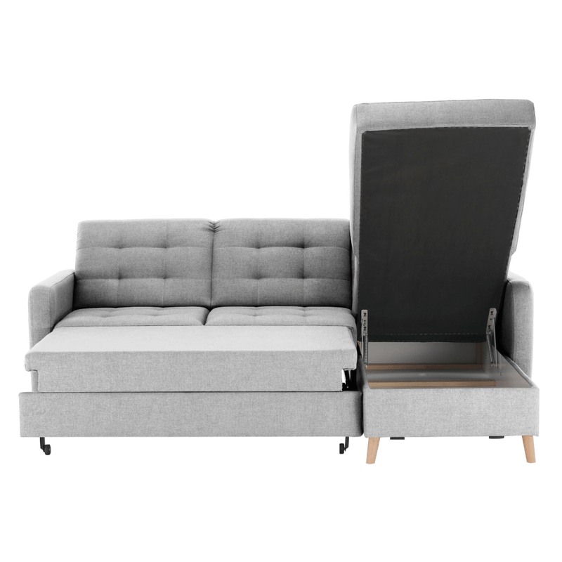 Casa si Gradina - Mobilier - Canapele si coltare - Coltare - Coltar de colt universala, gri deschis, VISBY - Infinity.ro