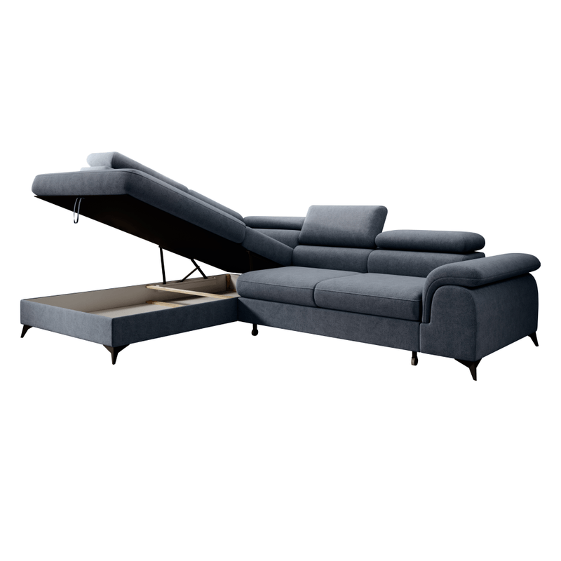 Casa si Gradina - Mobilier - Canapele si coltare - Coltare - Set canapea extensibila, gri, stanga, PONY ROH - Infinity.ro