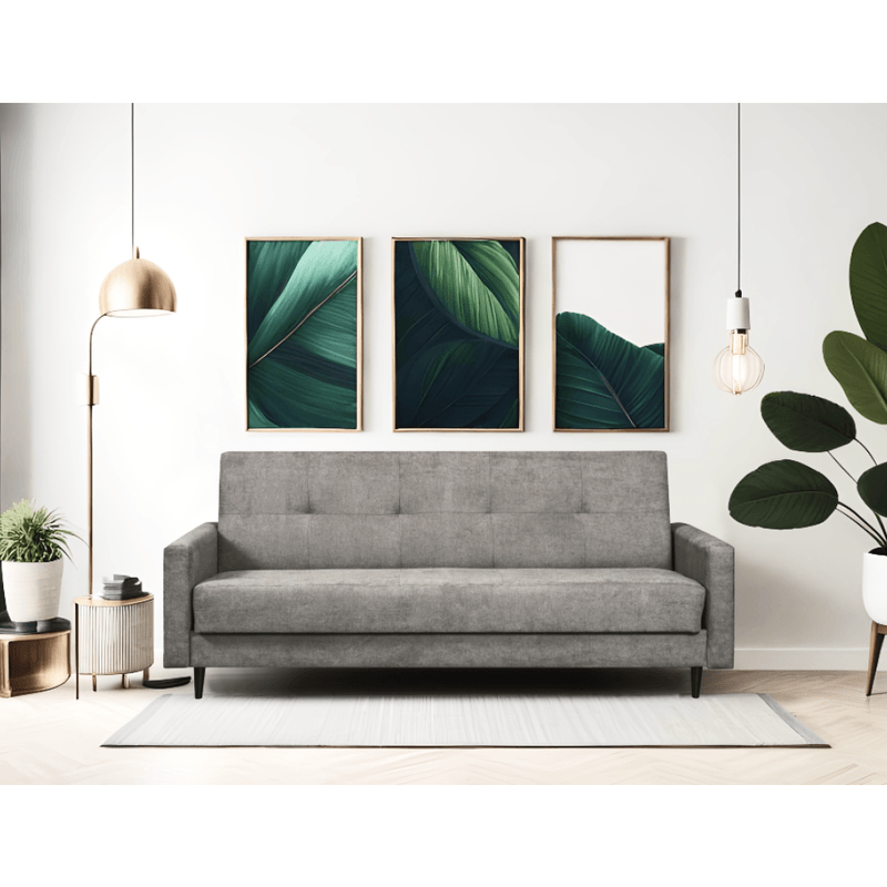 Casa si Gradina - Mobilier - Canapele si coltare - Canapele - Canapea extensibila, gri, VALDO - Infinity.ro