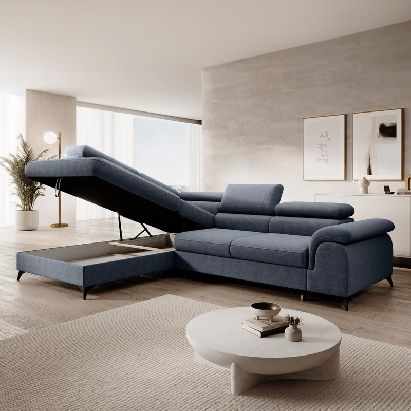 Casa si Gradina - Mobilier - Canapele si coltare - Coltare - Set canapea extensibila, gri, stanga, PONY ROH - Infinity.ro