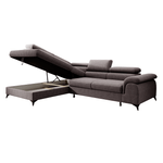 Casa si Gradina - Mobilier - Canapele si coltare - Coltare - Canapea extensibila, gri-maro, stanga, PONY ROH - Infinity.ro
