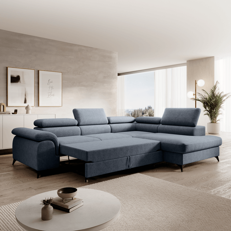 Casa si Gradina - Mobilier - Canapele si coltare - Coltare - Set canapea extensibila, gri, dreapta, PONY ROH - Infinity.ro