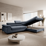 Casa si Gradina - Mobilier - Canapele si coltare - Coltare - Set canapea extensibila, gri, dreapta, PONY ROH - Infinity.ro