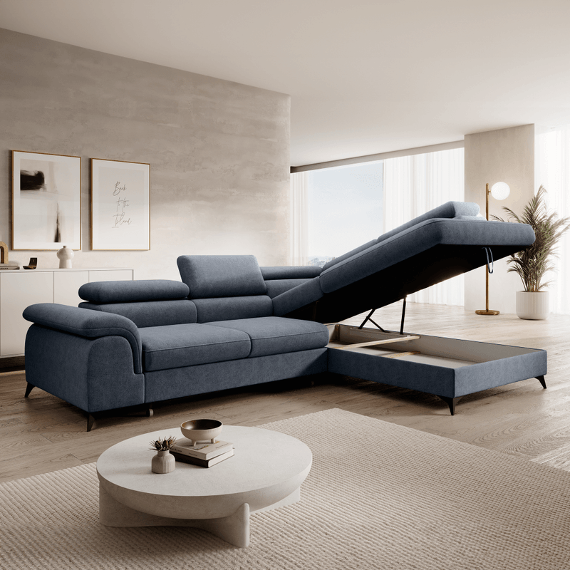Casa si Gradina - Mobilier - Canapele si coltare - Coltare - Set canapea extensibila, gri, dreapta, PONY ROH - Infinity.ro