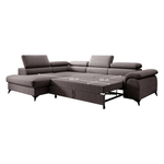 Casa si Gradina - Mobilier - Canapele si coltare - Coltare - Canapea extensibila, gri-maro, stanga, PONY ROH - Infinity.ro