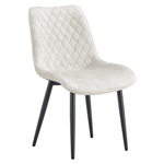 Casa si Gradina - Mobilier - Scaune si fotolii - Scaune - Scaun de dining, crem/negru, ZAINA TIP 1 - Infinity.ro