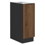 Casa si Gradina - Mobilier - Comode si corpuri - Corpuri bucatarie - Dulap inferior cu cos extensibil, nuc okapi/negru, MENZO 30 D CARGO BB - Infinity.ro