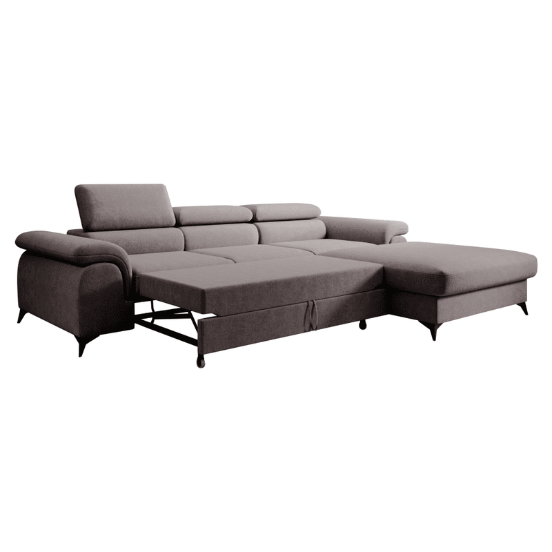 Casa si Gradina - Mobilier - Canapele si coltare - Coltare - Set canapea extensibila, maro, dreapta, HORTY ROH - Infinity.ro